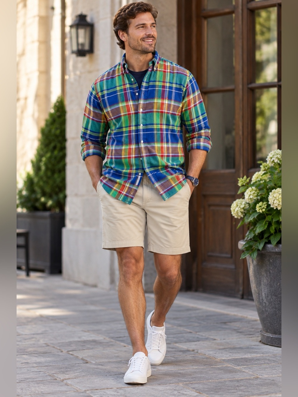 POLO RALPH LAUREN Plaid Brushed Flannel Button Down Shirt Classic Fit NEW